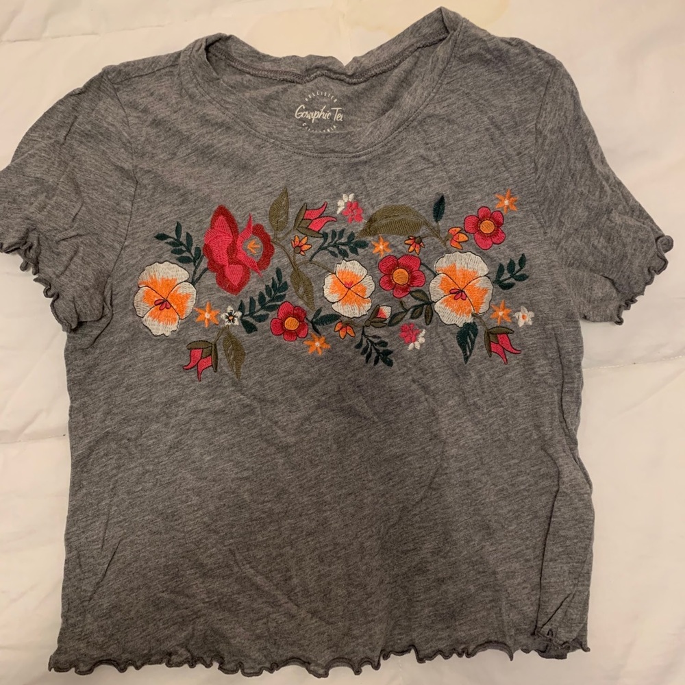 Scalloped Tee